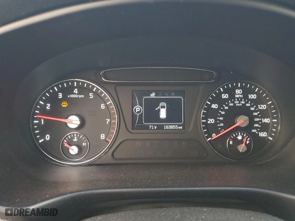2017 Kia Sorento LX V6 with VIN 5XYPG4A55HG224950, listed as a Copart auction lot 47846735 with 163,855 mi miles and Salvage Title. Bid and sale history available at carsss.com. Image 9.