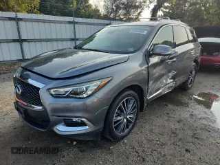2019 Infiniti QX60 Luxe with VIN 5N1DL0MMXKC522444, listed as a Copart auction lot 63564895 with 99,748 mi miles and Salvage title. Bid and sale history available at DreamBid. Image 1.