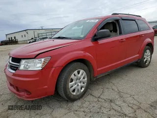 2018 Dodge Journey SE with VIN 3C4PDCAB9JT446060, listed as a Copart auction lot 48512185 with 167,114 mi miles and Salvage Title. Bid and sale history available at carsss.com. Image 1.