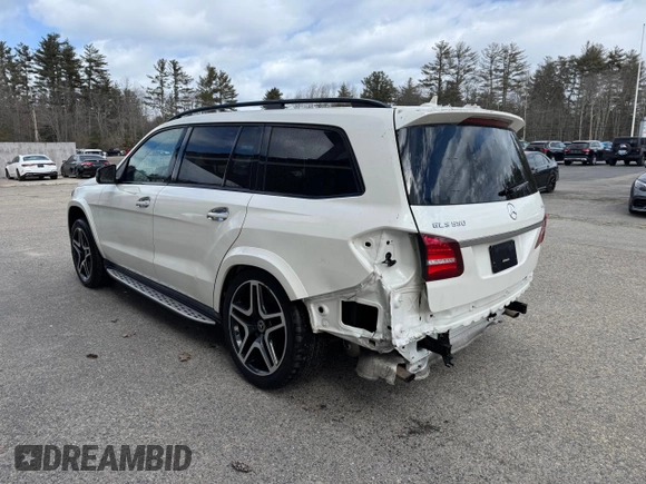 2018 Mercedes-Benz GLS with VIN 4JGDF7DE9JB015824, listed as a Copart auction lot 54592855 with 145,235 mi miles and Clean Title. Bid and sale history available at carsss.com. Image 3.