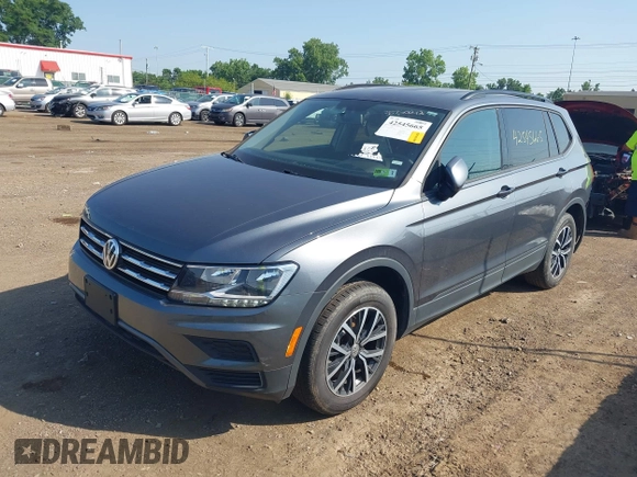 2021 Volkswagen Tiguan S with VIN 3VV0B7AX3MM038342, listed as a IAAI auction lot 42545665 with 66,809 mi miles and . Bid and sale history available at DreamBid. Image 19.