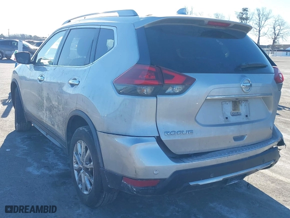 2020 Nissan Rogue SV with VIN JN8AT2MV8LW122088, listed as a IAAI auction lot 41404814 with 120,624 mi miles. Bid and sale history available at carsss.com. Image 3.