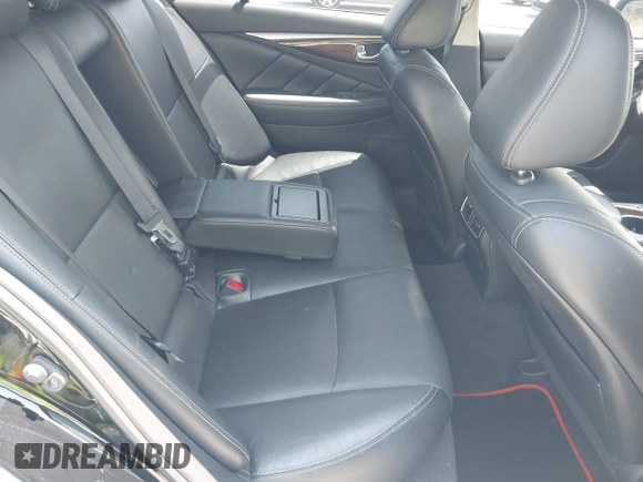 2015 Infiniti Q50 Premium with VIN JN1BV7AR8FM391645, listed as a IAAI auction lot 42158770 with 54,490 mi miles. Bid and sale history available at carsss.com. Image 8.
