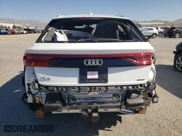 2023 Audi Q8 Premium with VIN WA1AVBF1XPD019640, listed as a Copart auction lot 67341524 with 7,426 mi miles and Salvage title. Bid and sale history available at DreamBid. Image 6.