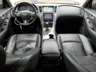 2015 Infiniti Q50 Premium with VIN JN1BV7AR1FM399537, listed as a Copart auction lot 58792395 with 179,391 mi miles and Salvage title. Bid and sale history available at DreamBid. Image 8.
