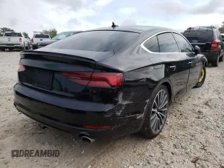 2018 Audi A5 Sportback Premium Plus with VIN WAUBNCF5XJA121335, listed as a Copart auction lot 59156722 with 64,980 mi miles. Bid and sale history available at carsss.com. Image 4.
