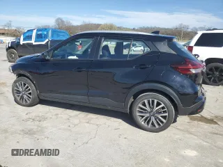 2021 Nissan Kicks SV with VIN 3N1CP5CV1ML527196, listed as a Copart auction lot 49551215 with 76,430 mi miles and Salvage Title. Bid and sale history available at carsss.com. Image 2.
