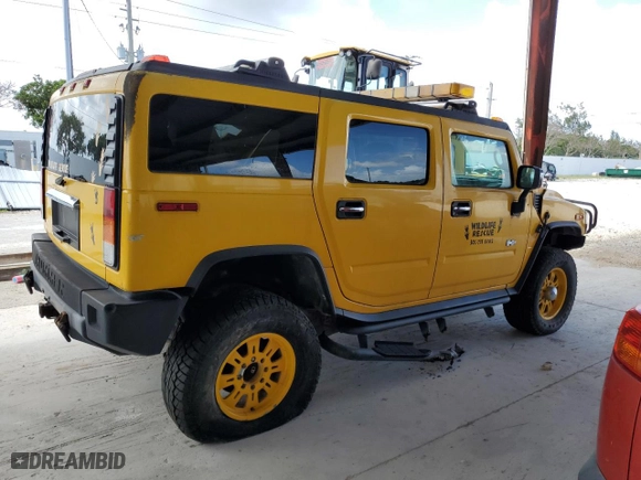 2003 Hummer H2 with VIN 5GRGN23U63H106323, listed as a Copart auction lot 76447054 with 0 mi miles and Clean Title. Bid and sale history available at carsss.com. Image 3.