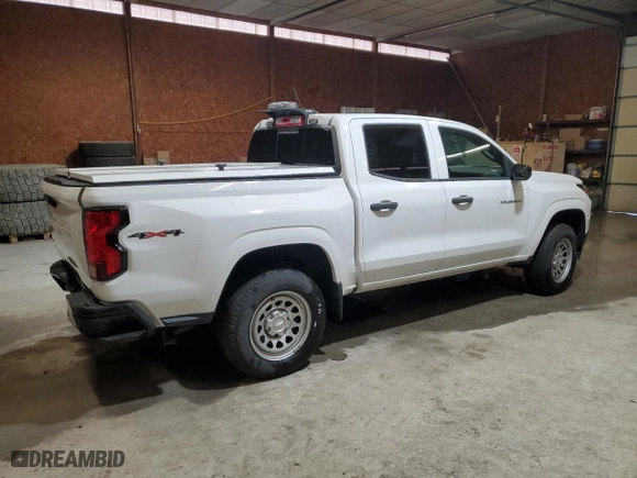 2023 Chevrolet Colorado 4WD Work Truck with VIN 1GCGTBEC2P1205358, listed as a Copart auction lot 47029895 with 31,566 mi miles and Clean Title. Bid and sale history available at carsss.com. Image 3.