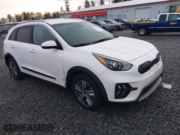 2022 Kia Niro LXS with VIN KNDCB3LC2N5542807, listed as a IAAI auction lot 40733090 with 28,791 mi miles. Bid and sale history available at carsss.com. Image 1.