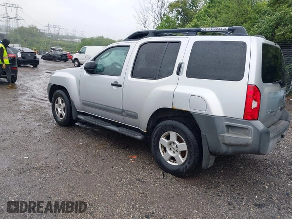 2005 Nissan Xterra S with VIN 5N1AN08W25C638637, listed as a IAAI auction lot 42224490 with 333,943 mi miles and . Bid and sale history available at DreamBid. Image 3.