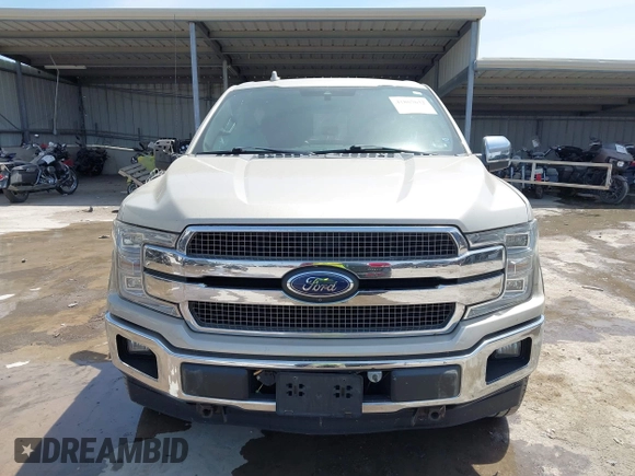 2018 Ford F-150 XL with VIN 1FTEW1EG6JFB58275, listed as a IAAI auction lot 41867632 with 159,333 mi miles. Bid and sale history available at carsss.com. Image 12.