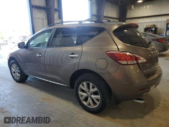 2012 Nissan Murano S with VIN JN8AZ1MU1CW105102, listed as a Copart auction lot 52604415 with 132,161 mi miles and Salvage title. Bid and sale history available at DreamBid. Image 2.