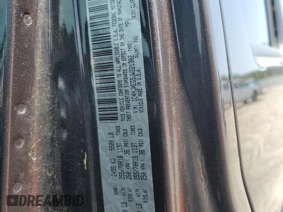 2018 Jeep Wrangler Unlimited Sahara with VIN 1C4HJXEG5JW221302, listed as a Copart auction lot 58010785 with 96,211 mi miles and Salvage title. Bid and sale history available at DreamBid. Image 12.