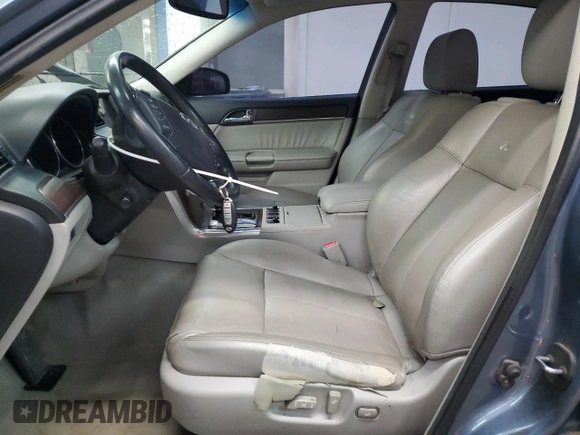 2008 Infiniti M с VIN JNKAY01F88M650360, выставлен на аукционе Copart как лот 48928295 с пробегом 123 091 миль миль и Чистый • Clean title. История ставок и продаж доступна на DreamBid. Изображение 7.