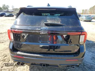 2025 Ford Explorer ST with VIN 1FMWK8GC5SGA97088, listed as a Copart auction lot 45224965 with 625 mi miles and Salvage Title. Bid and sale history available at carsss.com. Image 6.