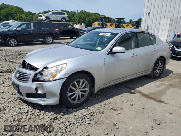 2007 Infiniti G35 G35x with VIN JNKBV61F97M823964, listed as a Copart auction lot 64600044 with 209,018 mi miles and Salvage Title. Bid and sale history available at DreamBid. Image 1.