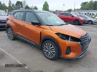 2024 Nissan Kicks SR with VIN 3N1CP5DV6RL502977, listed as a IAAI auction lot 41951182 with 25,510 mi miles and . Bid and sale history available at DreamBid. Image 1.