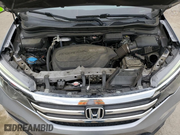 2016 Honda Pilot EX with VIN 5FNYF5H36GB033027, listed as a Copart auction lot 50436815 with 108,719 mi miles and Salvage Title. Bid and sale history available at carsss.com. Image 14.