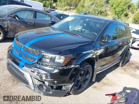 2017 Dodge Journey Crossroad Plus with VIN 3C4PDCGB3HT556975, listed as a IAAI auction lot 41657532 with 95,405 mi miles. Bid and sale history available at carsss.com. Image 2.