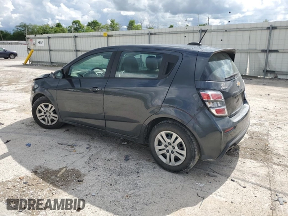 2020 Chevrolet Sonic LT with VIN 1G1JG6SB7L4129019, listed as a Copart auction lot 56726545 with 50,937 mi miles and Salvage title. Bid and sale history available at DreamBid. Image 2.