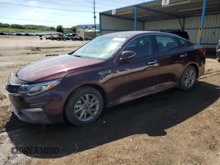2020 Kia Optima LX with VIN 5XXGT4L39LG385080, listed as a Copart auction lot 58783875 with 117,126 mi miles and Salvage title. Bid and sale history available at DreamBid. Image 1.