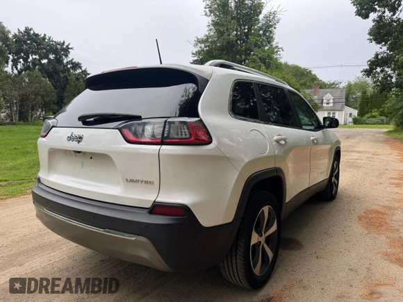 2020 Jeep Cherokee Limited with VIN 1C4PJLDB8LD614381, listed as a Copart auction lot 62966945 with 120,473 mi miles and Clean title. Bid and sale history available at DreamBid. Image 4.