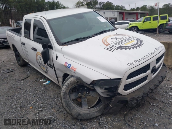 2018 Ram 1500 Tradesman with VIN 1C6RR6FG3JS147382, listed as a IAAI auction lot 41251352 with 166,066 mi miles and . Bid and sale history available at DreamBid. Image 1.
