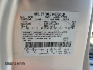 2008 Mercury Mariner with VIN 4M2CU29H48KJ44733, listed as a Copart auction lot 78723094 with 184,422 mi miles and Salvage Title. Bid and sale history available at carsss.com. Image 13.