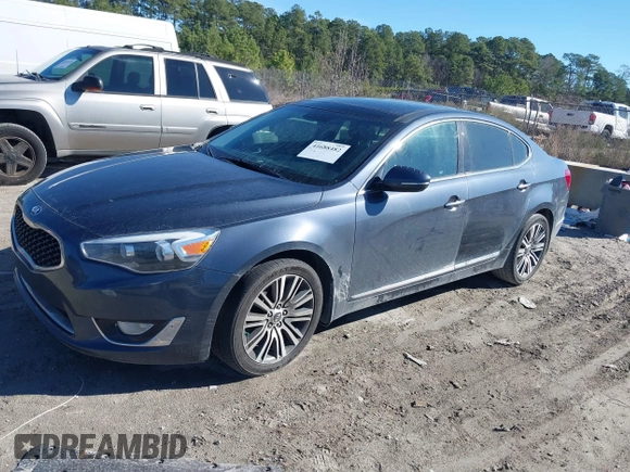 2015 Kia Cadenza Premium with VIN KNALN4D79F5170489, listed as a IAAI auction lot 41688482 with 158,340 mi miles. Bid and sale history available at carsss.com. Image 17.