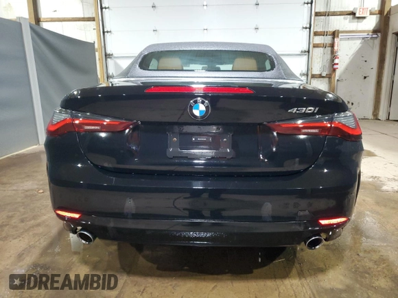 2024 BMW 4 Series 430i z VIN WBA23AT01RCP59248, wystawiony jako Copart lot #46714575 z przebiegiem 34 623 mil mil oraz Tytuł czysty. Historia ofert i sprzedaży dostępna na DreamBid. Obrazek 6.