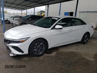 2024 Hyundai Elantra SEL with VIN KMHLM4DGXRU696092, listed as a Copart auction lot 51510445 with 18,745 mi miles and Non Repairable. Bid and sale history available at carsss.com. Image 1.