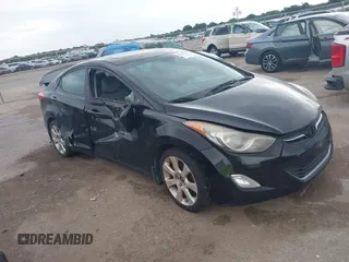 2012 Hyundai Elantra GLS with VIN KMHDH4AE1CU394600, listed as a IAAI auction lot 42652104 with 170,668 mi miles and . Bid and sale history available at DreamBid. Image 1.
