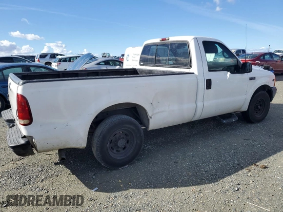 1999 Ford Super Duty F-250 XL with VIN 1FTNF20L0XEE66230, listed as a Copart auction lot 43586355 with 183,821 mi miles and Salvage Title. Bid and sale history available at carsss.com. Image 3.