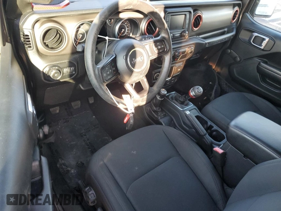 2018 Jeep Wrangler Sport with VIN 1C4GJXAG1JW219516, listed as a Copart auction lot 85608774 with 89,488 mi miles and Salvage Title. Bid and sale history available at DreamBid. Image 8.
