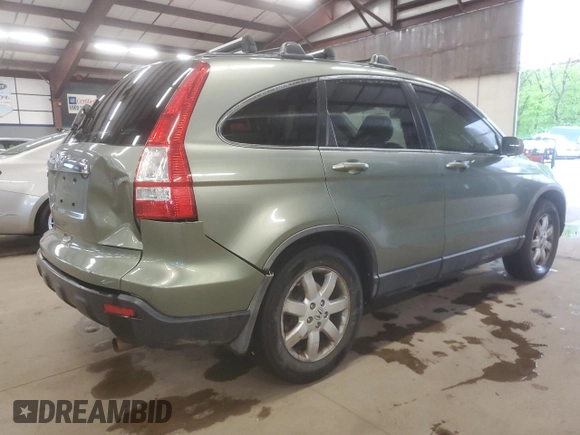 2007 Honda CR-V EX-L with VIN JHLRE48787C006741, listed as a Copart auction lot 55336195 with 224,907 mi miles and Salvage Title. Bid and sale history available at DreamBid. Image 3.