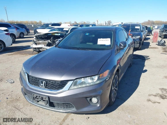 2014 Honda Accord Coupe EX-L with VIN 1HGCT2B84EA007555, listed as a IAAI auction lot 41064583 with 141,536 mi miles. Bid and sale history available at carsss.com. Image 17.