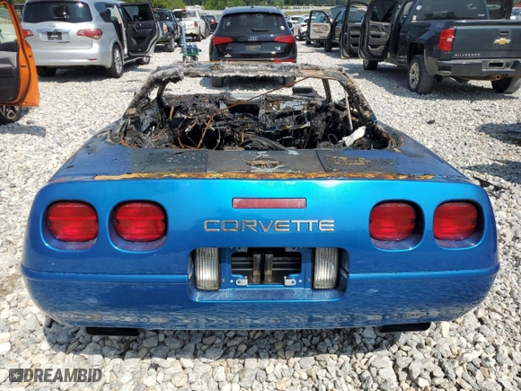 1993 Chevrolet Corvette with VIN 1G1YY23P6P5104627, listed as a Copart auction lot 68244334 with 0 mi miles and Clean Title. Bid and sale history available at carsss.com. Image 6.