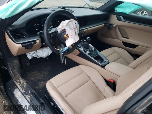 2024 Porsche 911 Carrera S with VIN WP0AB2A91RS221468, listed as a Copart auction lot 82467564 with 3,513 mi miles and Salvage Title. Bid and sale history available at carsss.com. Image 8.