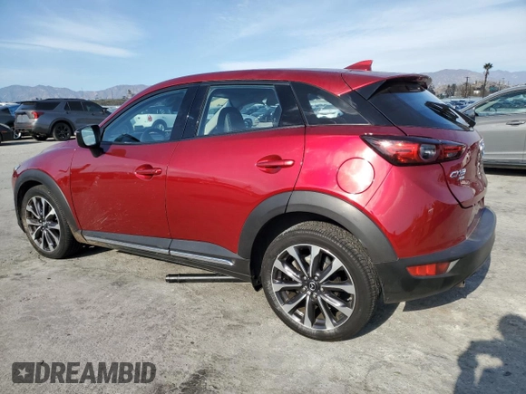 2019 Mazda CX-3 Grand Touring with VIN JM1DKFD79K0414726, listed as a Copart auction lot 45044155 with 16,912 mi miles and Salvage Title. Bid and sale history available at carsss.com. Image 2.