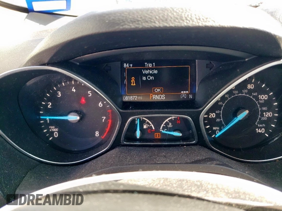2018 Ford Escape SEL with VIN 1FMCU9HD5JUB87772, listed as a Copart auction lot 53833385 with 81,872 mi miles and Salvage Title. Bid and sale history available at carsss.com. Image 9.