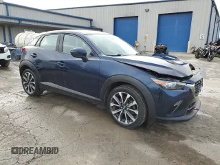 2019 Mazda CX-3 Touring with VIN JM1DKFC72K0446306, listed as a Copart auction lot 51843955 with 76,013 mi miles and Salvage Title. Bid and sale history available at carsss.com. Image 4.