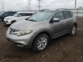 2011 Nissan Murano SV with VIN JN8AZ1MW7BW166664, listed as a Copart auction lot 64945954 with 0 mi miles and Salvage Title. Bid and sale history available at carsss.com. Image 1.