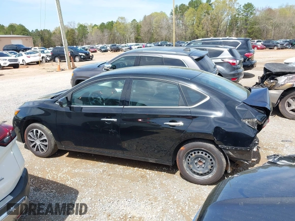 2019 Nissan Sentra S with VIN 3N1AB7AP1KY360683, listed as a IAAI auction lot 41876053 with 91,016 mi miles. Bid and sale history available at carsss.com. Image 14.