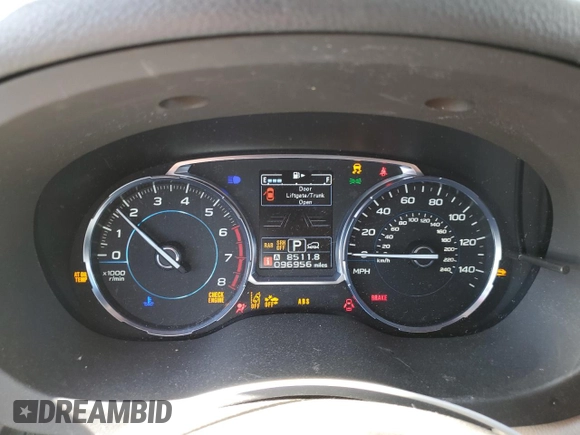 2017 Subaru Forester Limited with VIN JF2SJARCXHH568229, listed as a Copart auction lot 47216893 with 96,956 mi miles. Bid and sale history available at carsss.com. Image 9.
