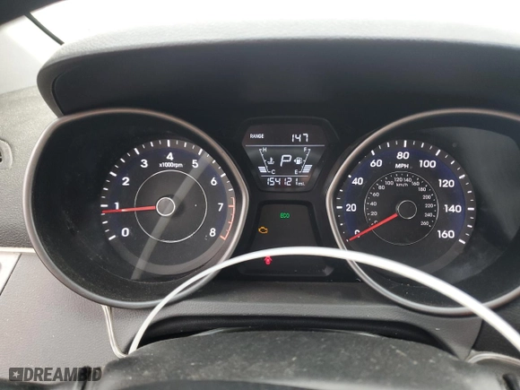 2015 Hyundai Elantra SE with VIN 5NPDH4AE7FH552411, listed as a Copart auction lot 82240104 with 154,121 mi miles and Salvage Title. Bid and sale history available at carsss.com. Image 9.