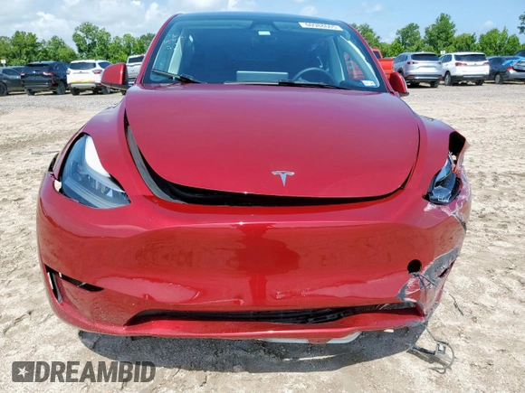 2024 Tesla Model Y Long Range with VIN 7SAYGDEE5RA235910, listed as a Copart auction lot 60988605 with 23,882 mi miles and Salvage title. Bid and sale history available at DreamBid. Image 5.