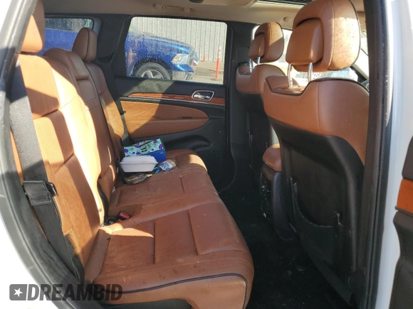 2012 Jeep Grand Cherokee Overland with VIN 1C4RJECT9CC237113, listed as a Copart auction lot 42208145 with 0 mi miles and Salvage Title. Bid and sale history available at carsss.com. Image 11.