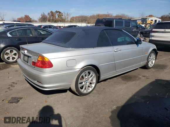 2003 BMW 3 Series 330Ci with VIN WBABS53483JU99236, listed as a Copart auction lot 78542194 with 132,758 mi miles and Salvage Title. Bid and sale history available at carsss.com. Image 3.