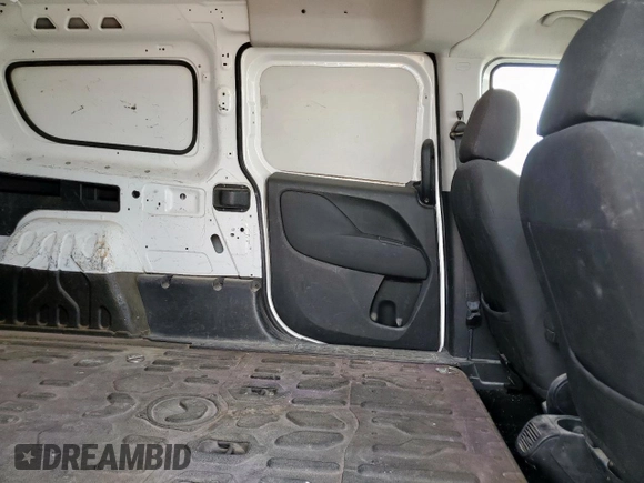2017 Ram ProMaster City Cargo Tradesman with VIN ZFBERFAB5H6E84440, listed as a Copart auction lot 61678875 with 113,828 mi miles and Salvage title. Bid and sale history available at DreamBid. Image 11.